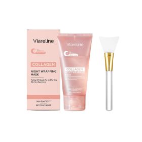 VIARELINE Collagen Peel-Off Face Mask with Brush, 75 g Mask and 1 Brush