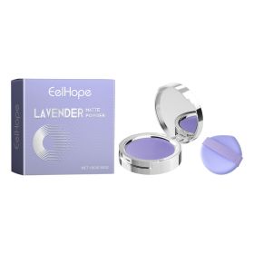 Eelhope Lavender Matte Powder, Mist Face Matte Light And Easy To Take Off Makeup Natural Long-Lasting Setting Powder