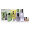 Clinique - Daily Essentials Set (Dry Combination): All About Eyes 15ml + Liquid Soap 30ml + MakeUp Remover 50ml + Clarifying Lotion 2 60ml + DDML+ 50m