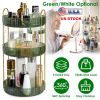Fresh Fab Finds 3 Tier Rotating Makeup Organizer 360° Spinning Perfume Cosmetic Storage Tray 55LBS Load Countertop Shelves for Lotion Lipstick