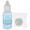 Eyebrow and Lip Waxing Kit by Arches and Halos for Women - 50 Pc 24 Wax Strips, 25 Cotton Pads, 0.47oz Azulene Oil