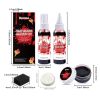 DOWMOO Halloween Fake Blood Makeup Set, 1 Set