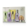 Clinique - Daily Essentials Set (Dry Combination): All About Eyes 15ml + Liquid Soap 30ml + MakeUp Remover 50ml + Clarifying Lotion 2 60ml + DDML+ 50m