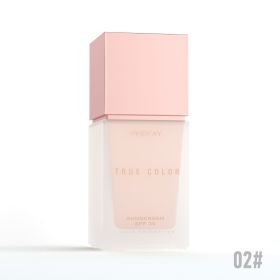 MATTE SUNSCREEN LIQUID FOUNDATION SPF 30 (Option: 02color)