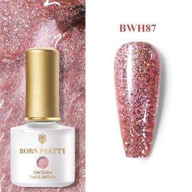 BORN PRETTY Top Gel Nail Polish 7ml Semi Permanent Varnish Function Gel Base Super Top Coat Transparent Gel Nails Soak Off Gel (Color: BWH87)