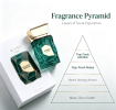 Unisex Bold Spicy Eau de Parfum Spray 100ml, Luxurious Red Geometric Crystal Bottle Fragrance, Long Lasting Rich Scent Perfume