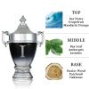 3.4 Fl Oz Men's Eau De Toilette Spray, Long-Lasting Perfume, Notes Of Sea, Grapefruit And Mandarin Orange Scent,- Irresistible Luxury Perfumes